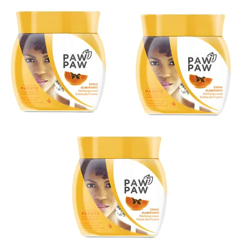 Combo 3 Creme Clareador Pawpaw 120ml